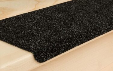 Kettelservice Metzker Step Mats Ramon Rectangular - 15 Piece Set - Anthracite Gray - No Plastic Corners