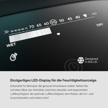 Зволожувач повітря MeacoDry Arete One 6L з очищувачем повітря | Тихий (32 dB), HEPA-фільтр H13, 1.8L резервуар, для спалень та квартир