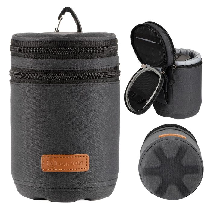 Чохол для об'єктива TARION: захисний, водонепроникний, з жорстким дном, сумісний з Canon, Nikon, Pentax, Sony, Olympus