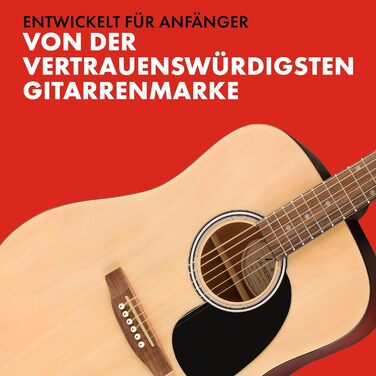 Акустична гітара Fender FA-25 Dreadnought з палісандровим гриф, натуральний колір