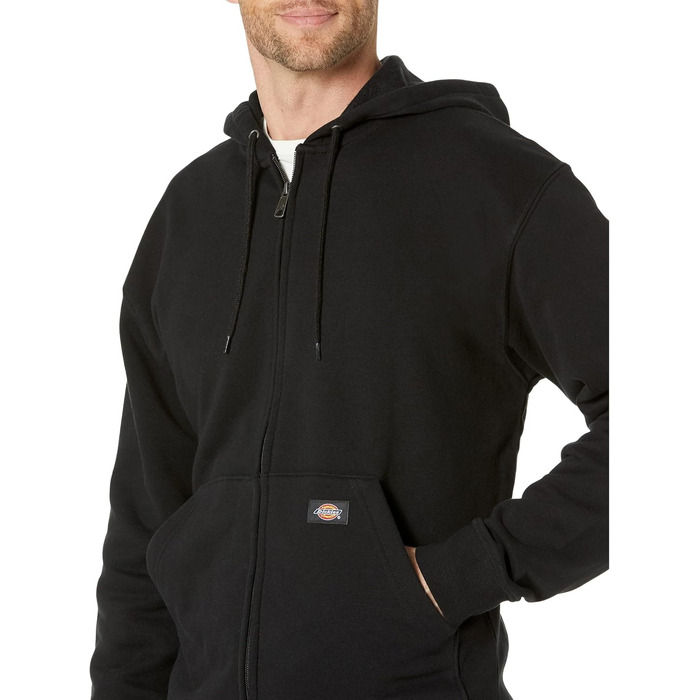 Чоловічий флісовий жилет-худі Dickies на блимавці, Regular Fit, чорний, розмір L