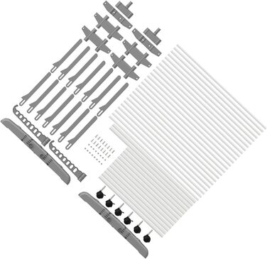Сушарка для білизни тур-тип на коліщатках, сіра. Розкладна конструкція, 6 крил, 2 бічні крила, для дому та вулиці