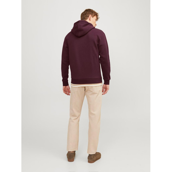 Куртка Jack & Jones Plus Size з капюшоном, великі розміри 6XL, однотонна (M, Port Royale)