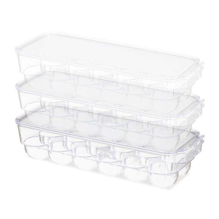Relaxdays Refrigerator Egg Box - 12 Eggs
