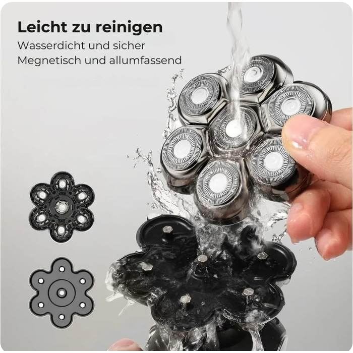 Електричний триммер для голови AngLink Beyerswerks IQ7 Pro (срібний) – швидкий ідеальний вигляд