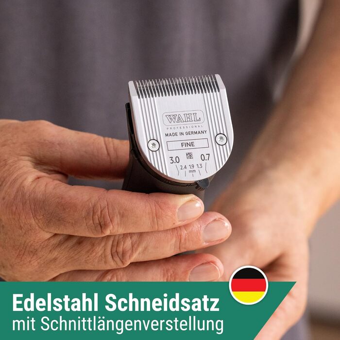 Професійна собача машинка Moser Arco Pro Agrarzone Edition: 2 акумулятори, набір гребенів, триммер для собак, котів та догляду за тваринами