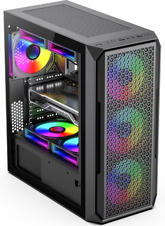 Корпус Cased L-W209 Midi Tower, чорний