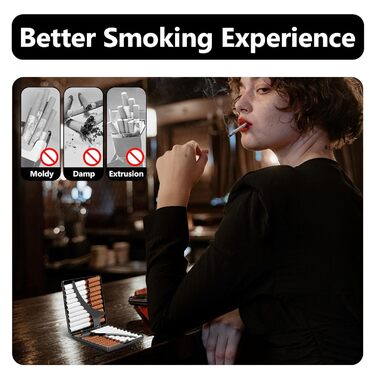 Металеве етоле для сигарет 84 мм, 3.34 дюйма, для King Size, 14 шт., захист RFID-картки (King Size 20 шт., Лабіринт Чорний)