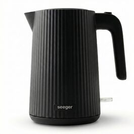 Електричний чайник Seeger SGR100BK, 1.7 л, 2200 Вт, з фільтром, без BPA, чорний