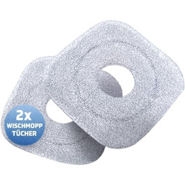 Набір для миття підлоги з відром | Система з 2-ма камерами для розділення брудної та чистої води | Моп для ефективного миття підлоги | Функція віджиму, насадки для мопа (2 шт.)