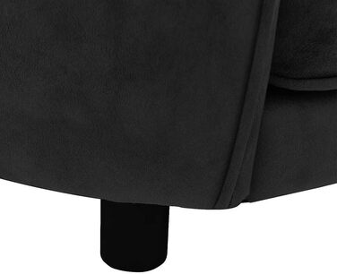 Софа для собак VidaXL, чорна, 69x49x40 см, м'яке ліжко для собак та котів