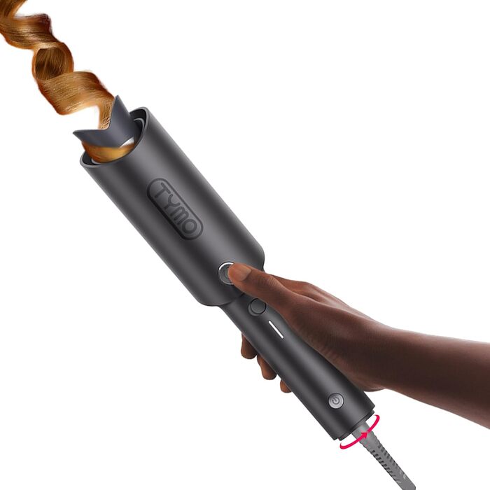 Автоматичний локон-стайлер TYMO CURLPRO 32mm – без термопошкоджень, 3 температурні режими, для великих та маленьких локонів, металевий сірий
