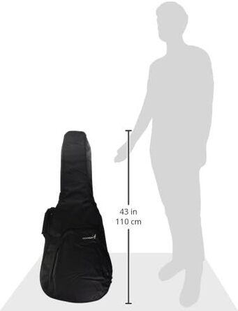 Чохол для акустичної гітари 4/4 100 см 3rd Avenue Seria Rocket з плечовими ременями та кишенею