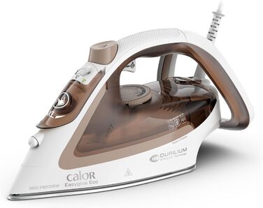 Праска Calor Easygliss Eco, 2800 Вт, 50 г/хв (пар), 240 г/хв (парний удар), Durilium Airglide, виготовлена у Франції, FV5780C0