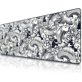 Килимок для миші Titanwolf XXXL 1200x400 мм, ігровий, для Logitech, з принтом Koi Koi