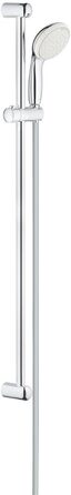 Grohe Tempesta 100 Shower and Shower System, chrome, 27597001 (Shower rod set 900mm, 2 spray patterns, 2 spray patterns)