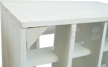 Wine Rack 16 Bottle Size 40x40x27cm Shelf Box Bottle Storage Wine Rack Apple Box/Wine Box (3-Piece Set Wine Rack 16 Bottle White)