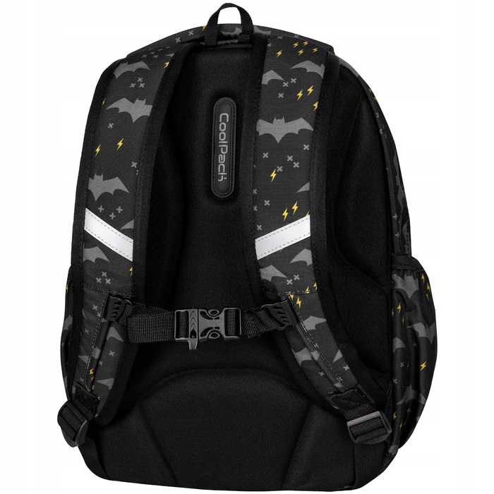 Багатовідсінковий шкільний рюкзак CoolPack, чорний, 21 л