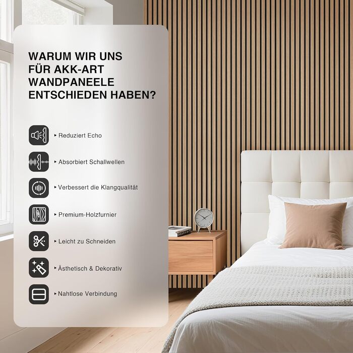 Акустичні панелі дерев'яні Holz 120x60 см (набір 4 шт, 2.88 м²) 3D для стін: студії, вітальні, офісу - дуб олієний