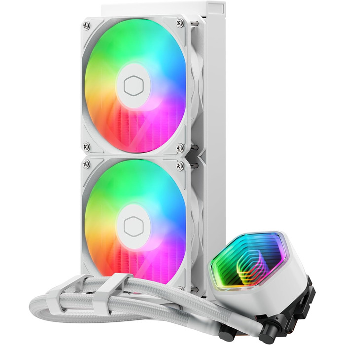 Система водяного охолодження Cooler Master Masterliquid L Core ARGB 240 White Edition (MLW-D36M-A18PZ-R1)