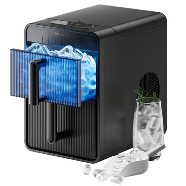 Машина для приготування льоду Dreame Aura: швидке виробництво, ізольований бак, 2 розміри, LED, самоочищення