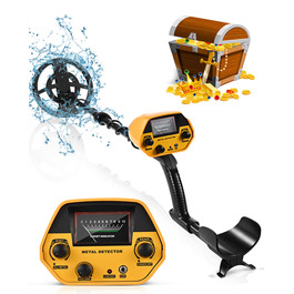 Металодетектор високої точності, вологостійкий, для пошуку золота. Регульована висота 78-108 см, котушка 25 см, роз'єм для навушників, максимальна глибина нажада зсудить