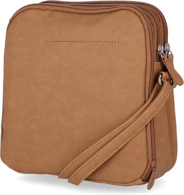 Сумка жіноча через плече MultiSac North South Mini Zip Around Hazelnut Brown