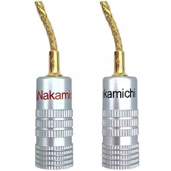 Акустичний кабель NAKAMICHI OFC 2x4мм², у обплетенні, конектори 