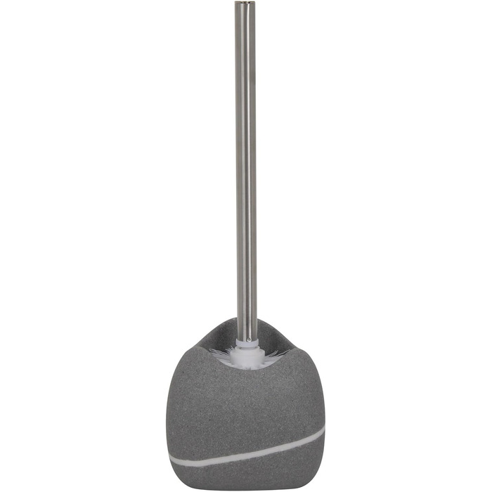 Набір для туалету MSV Bad Serie Zen WC Garnitur Steinpotik Grau (сірий)