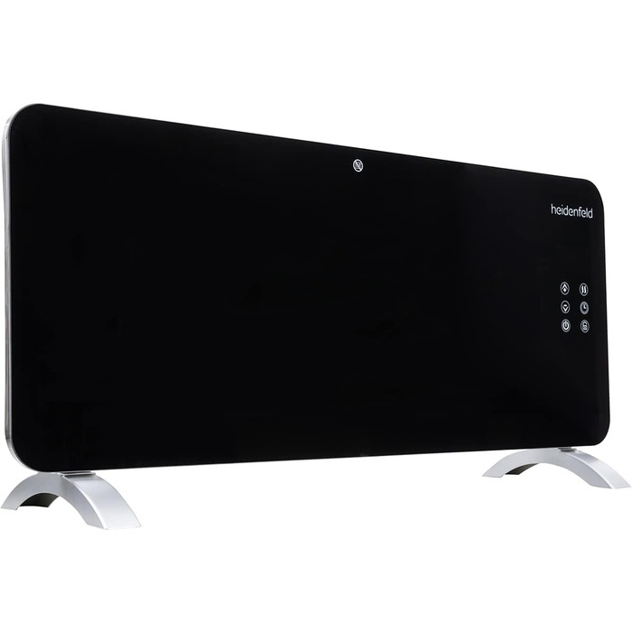 Конвектор опалення Heidenfeld GK200: скляний нагрівач 2000 Вт, гарантія 3 роки, до 40 м²