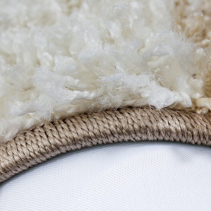 Килим HomebyHome Шэггі 200x300, для вітальні - м'який, пухнастий, з довгим ворсом. Підходить для спальні, кухні, коридору. Колір: мокко