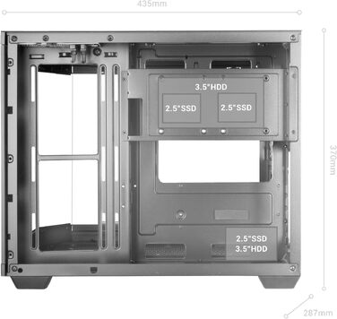 Корпус для ПК Mars Gaming MC-U3 ATX XL, білий, 3 ARGB вентилятори 120мм, загартоване скло, підтримка MicroATX/Mini-ITX