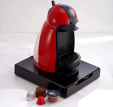 Організатор для капсул Dolce Gusto та Nespresso, шухляда на 20 капсул, чорний
