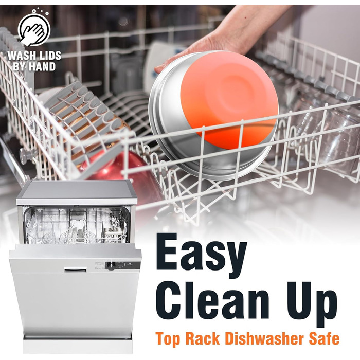 Набір місок для перемішування BEWOS 7 шт. з кришкою, нержавіюча сталь, набір місок з терткою, вкладна конструкція, кольорові нековзні дна, об'єм 4.3, 3.8, 3.3, 2, 1.4, 1, 0.7 л для змішування та подачі