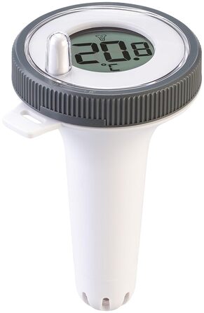 infactory Pool Thermometer: Digital Pond & Pool Thermometer, Radio Receiver, Color LCD, IP67 (Pool Radio Thermometer, Radio Pool Thermometer, Temperature Sensor)
