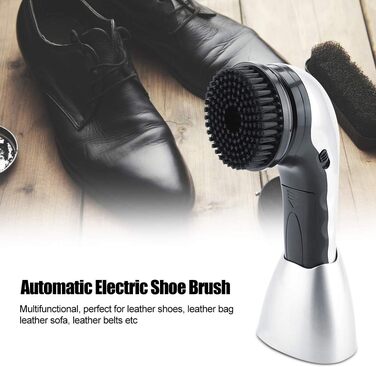 Automatic Electric Shoe Brush Shoe Polishing Machine Electric Shoe Buffer Shoe Care Brush Portable Shoe Cream Machine Cleaning Brush Kit for Shoes, Bags, Sofa, Leather Care