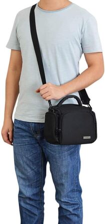 Сумка для камери CADeN, водонепроникна, для Canon, Nikon, Sony (чорна, S)