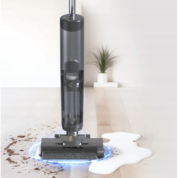 Вертикальний бездротовий пилосос-мийник RoboJet Washer 2, чорний