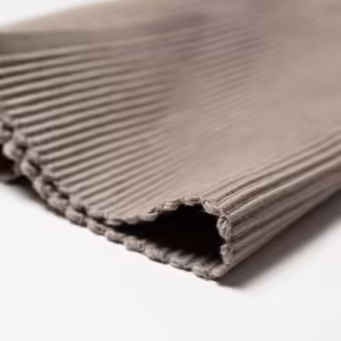 LINUM Uni 4-Pack Placemats 35x46 cm, 100% Woven Cotton, Washable, Mole Brown