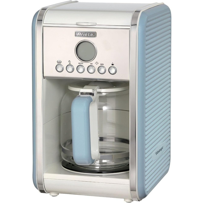 Ariete Vintage Electric Kettle - 1.7L, 2000W, Green/Light Blue