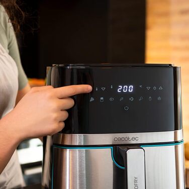 Фритюрниця Cecotec Cecofry Full Inox 5500 Pro 5.5 л, 1700 Вт, без масла, PerfectCook, з аксесуарами
