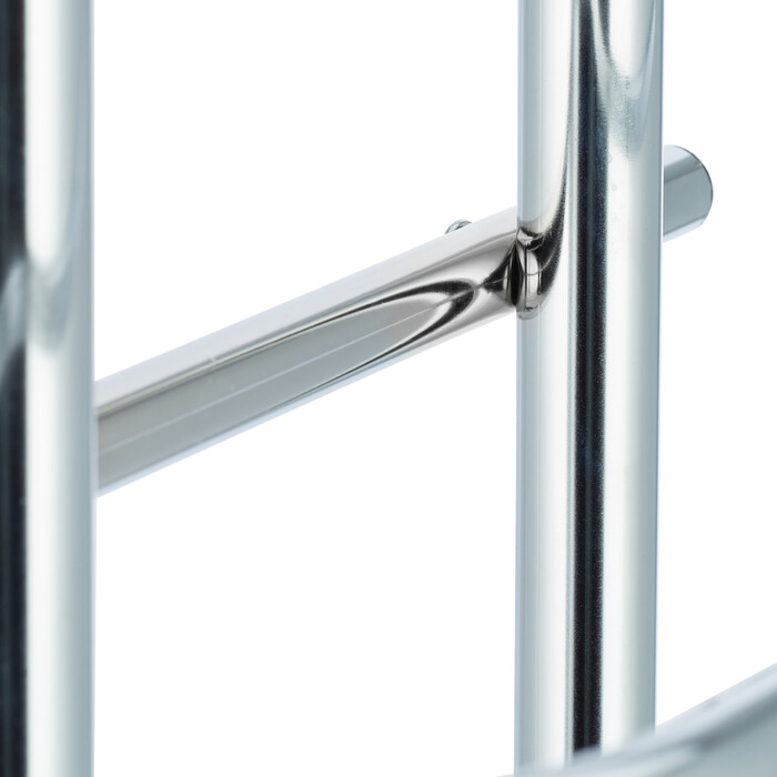 Relaxdays Towel Rack Chrome Three-Arm