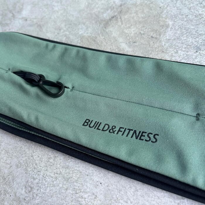 Пояс-підтримка для стегон та тазу з кишенею, кріплення для телефону, кишеня для зберігання, підходить для iPhone, Samsung, чорний/бежевий (L)