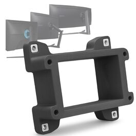 Адаптер VESA 100x100 для вигнутих моніторів Samsung Odyssey G6, G7, CRG9, CHG9, CHG90 (до 49 дюймів), білий, витримує до 30 кг
