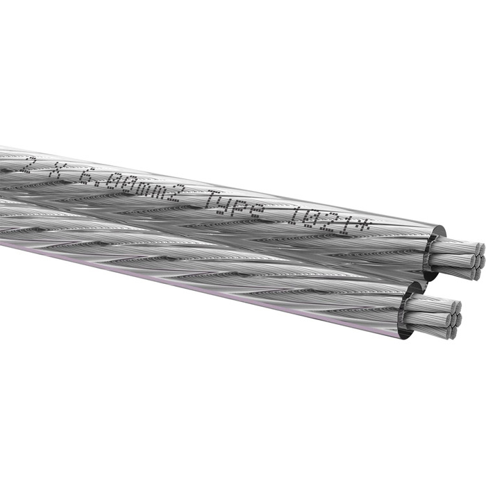 Oehlbach Silverline SP-40: Аудіокабель для акустики Hi-Fi, 2x4 мм², SPOFC (срібне покриття), 10 м