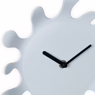 Relaxdays White Wall Clock Color Splash