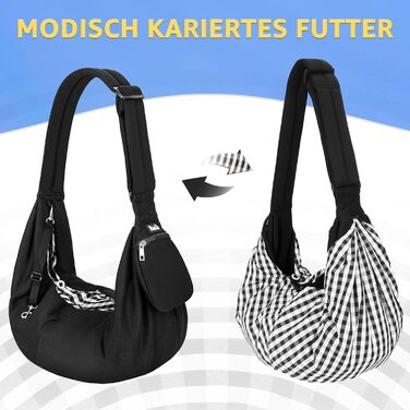 Сумка-переноска для собак SlowTon, чорна, M (2,7-5,4 кг)