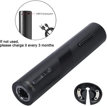 Електричний відкривачка для пляшок вина AIKARO, автоматичний, перезаряджуваний