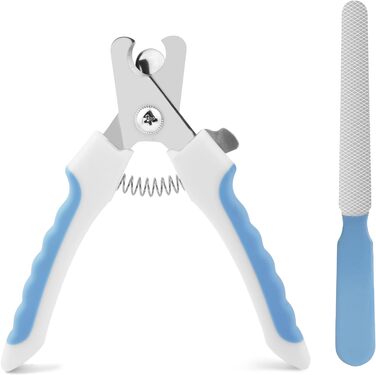 Електричний точило для собачих кігтів Aomig Krallenschleifer 6 шт. з LED-дисплеєм та 2 швидкостями. Підходить для собак та котів. Чорний та білий (A) / Синій та білий (B).