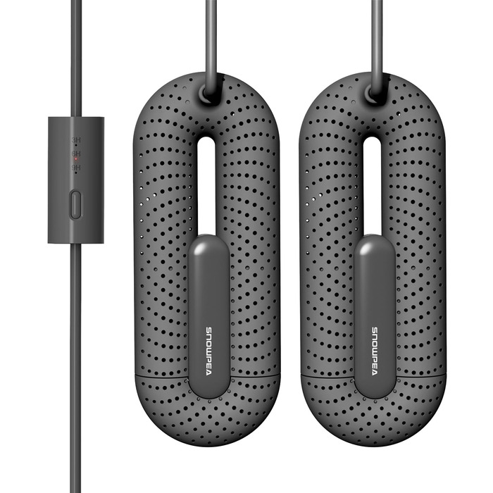 Електрична сушарка для взуття Snowpea: сушарка для черевиків, усунення запаху, автоматичне вимкнення (сірий)